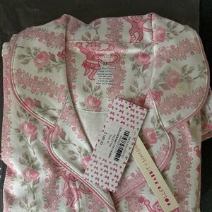 Loveshack fancy x Roller Rabbit PJ Pink size M